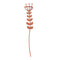 Lasting Petals Flower-Vimsatipushpa Wooden-Cinnamon