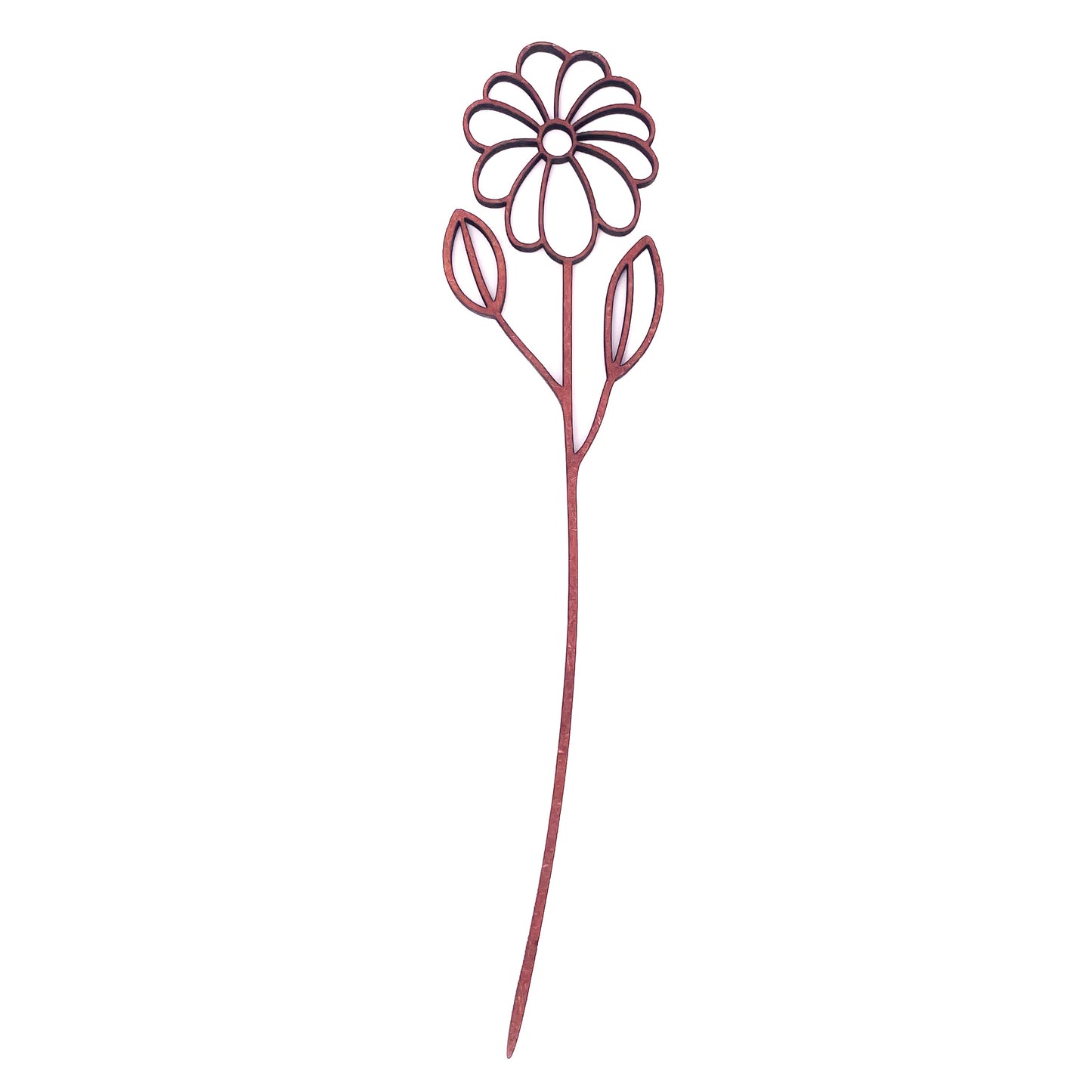 Lasting Petals Flower-Shashvat Wooden-Cinnamon