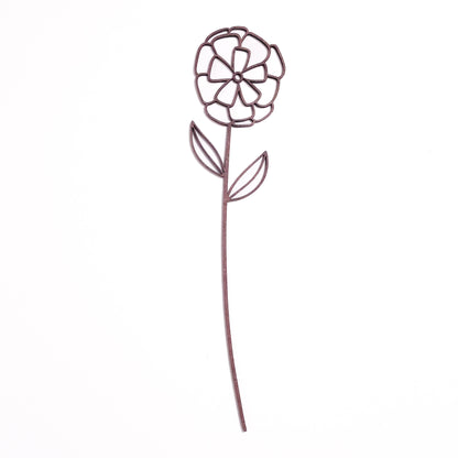 Lasting Petals Flower-Ekpushp Wooden-Cinnamon