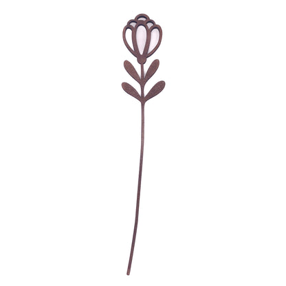 Lasting Petals Flower-Trayodashakusum Wooden-Cinnamon
