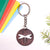 Spirit Animal Key Chain-Butter Fly Eka Wooden-Rose Wood