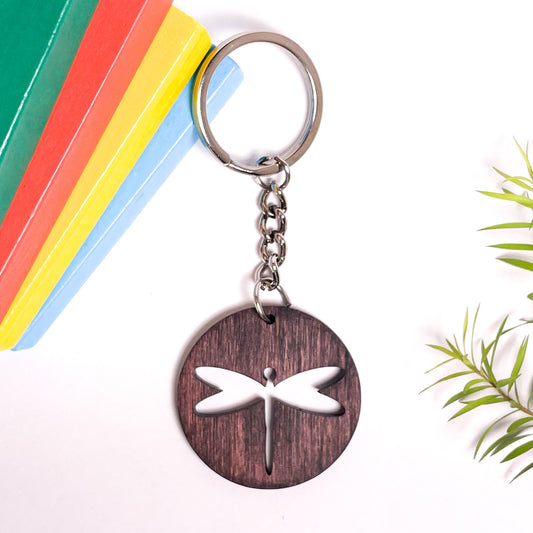 Butter Fly Eka Wooden Key Chain