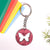Spirit Animal Key Chain-Butter Fly Dwe Wooden-Cherry Wood