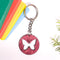 Spirit Animal Key Chain-Butter Fly Dwe Wooden-Cherry Wood