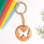 Spirit Animal Key Chain-Butter Fly Dwe Wooden-Red Cedar