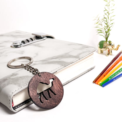 Camel-Eka-Key-Chain-Cherry-Wood