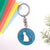 Spirit Animal Key Chain-Cat Eka Wooden-Indigo