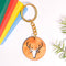 Spirit Animal Key Chain-Deer Eka Wooden-Red Cedar