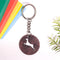 Spirit Animal Key Chain-Deer Dwe Wooden-Rose Wood