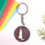 Spirit Animal Key Chain-Dog Eka Wooden-Rose Wood
