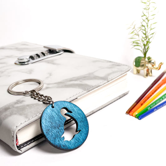 Duck Eka Wooden Key Chain