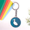 Spirit Animal Key Chain-Duck Eka Wooden-Indigo