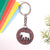 Spirit Animal Key Chain-Elephant Eka Wooden-Rose Wood