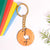 Spirit Animal Key Chain-Flamingo Eka Wooden-Red Cedar
