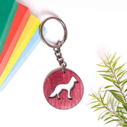 Fox Eka Wooden Key Chain