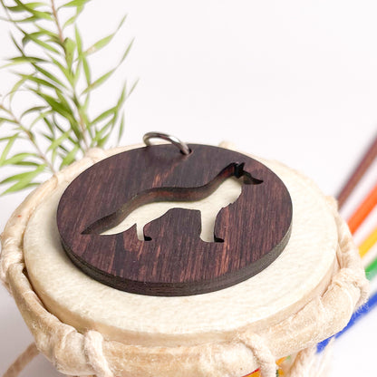 Fox Eka Wooden Key Chain