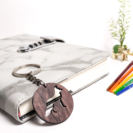 Fox Eka Wooden Key Chain