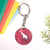 Spirit Animal Key Chain-Giraffe Eka Wooden-Cherry Wood