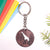 Spirit Animal Key Chain-Giraffe Eka Wooden-Rose Wood