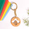Spirit Animal Key Chain-Honey Bee Dwe Wooden-Red Cedar