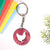 Spirit Animal Key Chain-Hen Eka Wooden-Cherry Wood