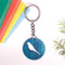Spirit Animal Key Chain-Parrot Eka Wooden-Indigo