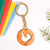 Spirit Animal Key Chain-Rooster Eka Wooden-Red Cedar