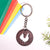 Spirit Animal Key Chain-Rooster Eka Wooden-Rose Wood