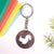 Spirit Animal Key Chain-Squirrel Eka Wooden-Rose Wood