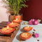 Hand-Painted Clay Diya-Dwe | Metallic Glow Collection | Set of 6