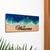 Tamed Tide – Blue Resin Wave Custom Name Plate