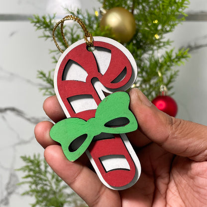 Christmas Ornament Candy Layered Single