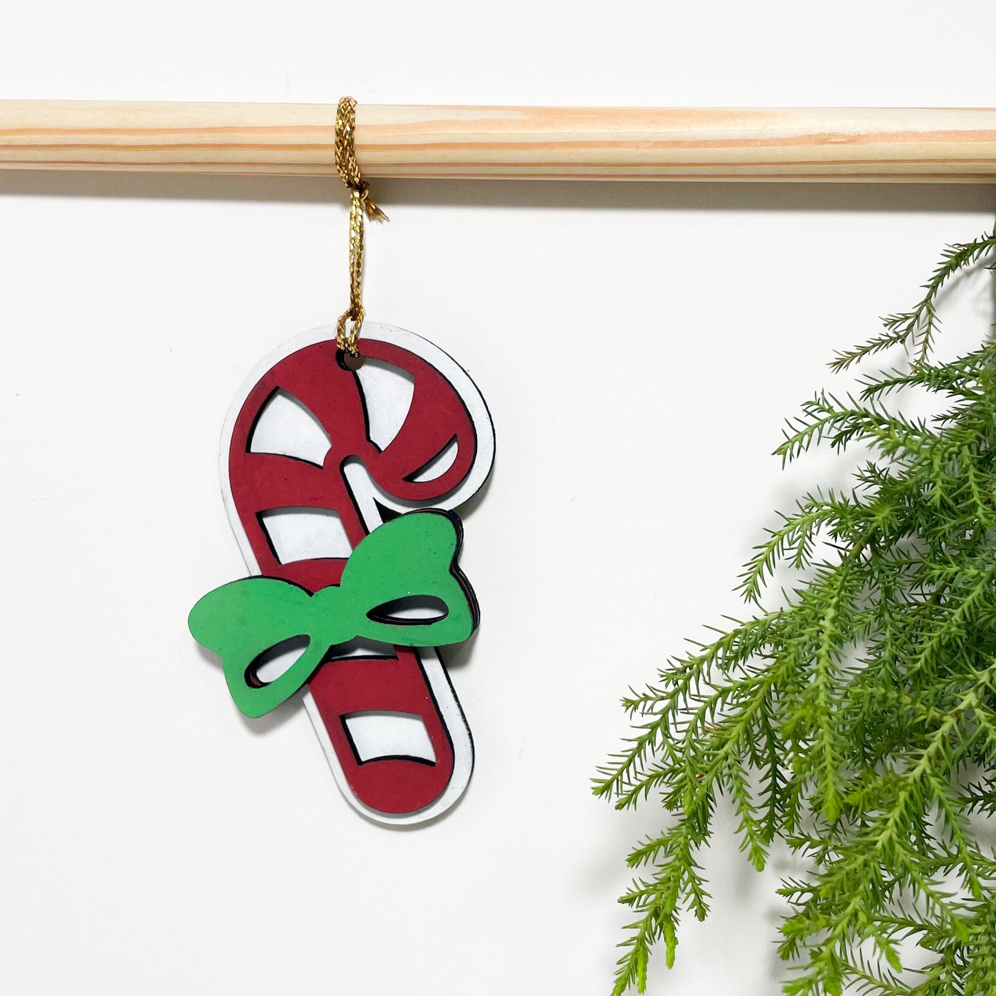 Christmas Ornament Candy Layered Single