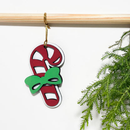 Christmas Ornament Candy Layered Single