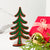 Christmas Standing Resin Tree Gold Single