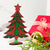 Christmas Standing Resin Tree Rust Single