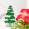 Christmas Standing Resin Tree White Single