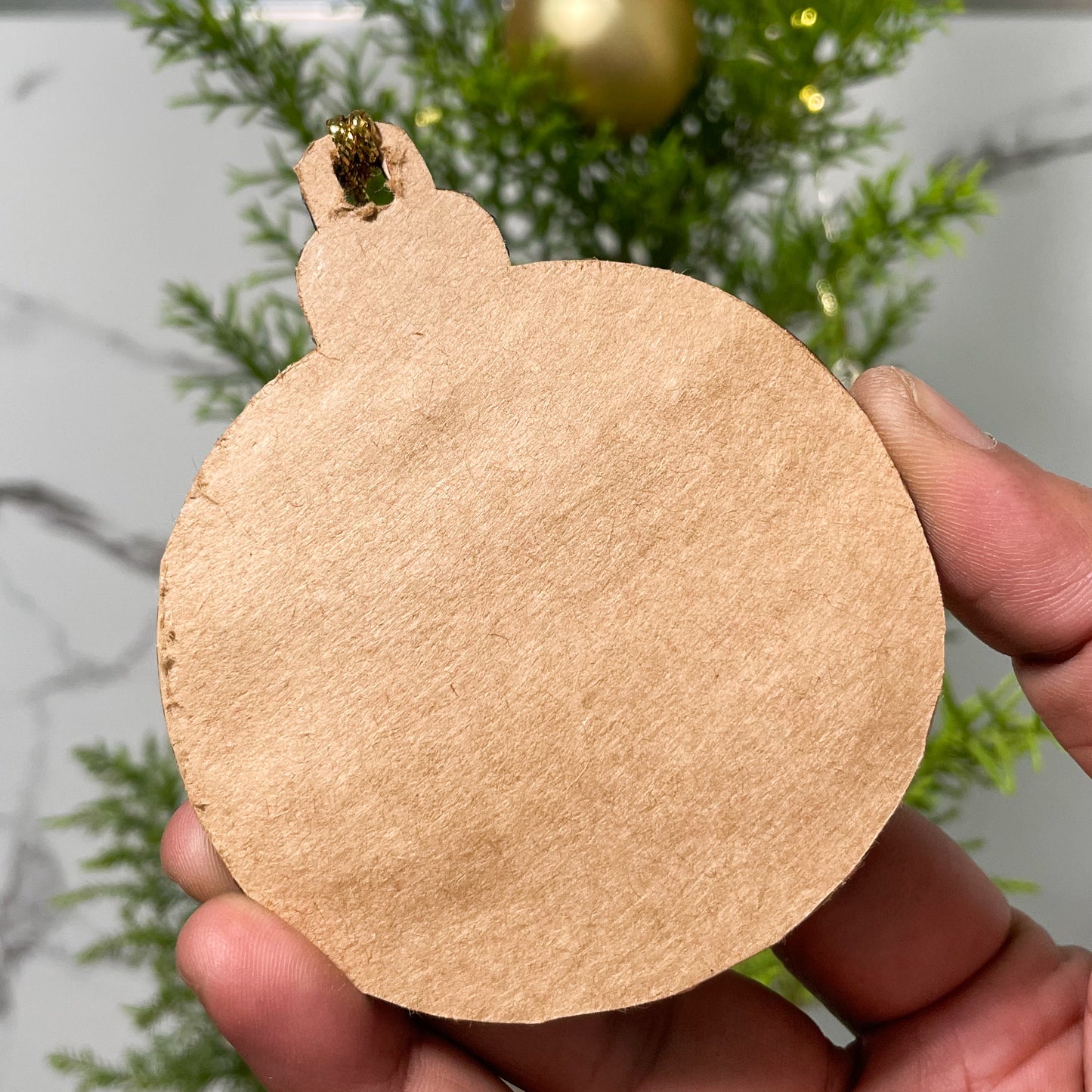 Christmas Ornament Ball Stitched Single