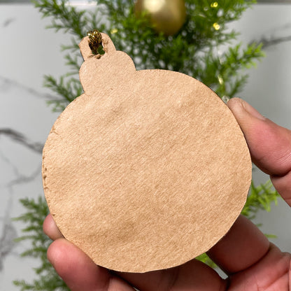 Christmas Ornament Ball Stitched Single