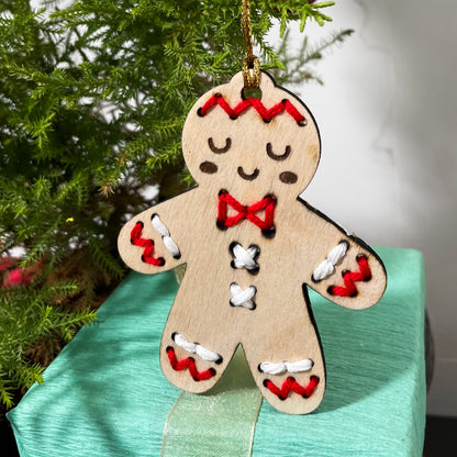 Christmas Ornament Stitched Set