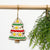 Christmas Ornament Tree Stitched Single